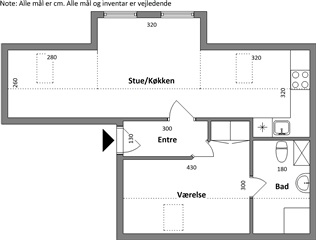 Photo 1. Apartment, Skomagertorvet, Nibe 