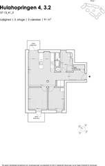 Photo 4. Apartment, Hulahopringen, Billund 