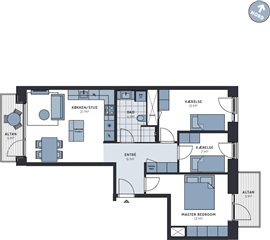 Photo 23. Apartment, Thorvald Bindesbølls Plads, København V 