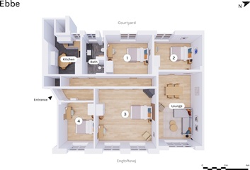 Photo 1. Room, , Frederiksberg C 