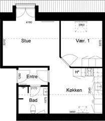 Photo 1. Apartment, Korsgade, Grenaa 