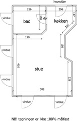 Billede 5. Lejlighed, Østergade, Hjørring 