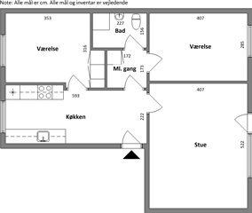 Photo 1. Apartment, Solbakken, Hadsund 