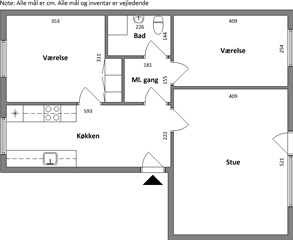 Photo 1. Apartment, Solbakken, Hadsund 