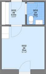 Billede 1. Værelse, Skolegade, Esbjerg 