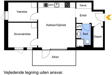 Billede 9. Lejlighed, Lokesvej, Åbyhøj 