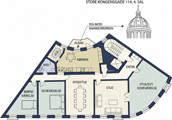 Photo 8. Apartment, Store Kongensgade, København K 