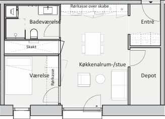 Billede 8. Lejlighed, Holmen, Vejle 