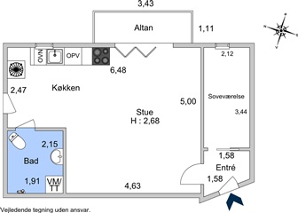 Billede 11. Lejlighed, Strandboulevarden, København Ø 