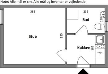 Billede 1. Lejlighed, Gimsinghoved, Struer 