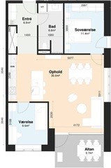Billede 2. Lejlighed, Dæmningen, Herning 