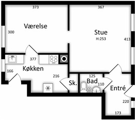 Billede 12. Lejlighed, Slagkildevej, Næstved 