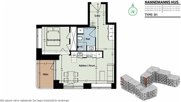 Billede 9. Lejlighed, Hannemanns Allé, København S 