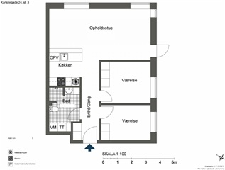 Billede 13. Lejlighed, Kanslergade, Odense C 