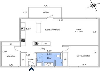 Billede 7. Lejlighed, Galionsvej, København K 