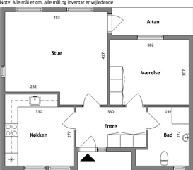 Billede 1. Lejlighed, Simonivej, Pandrup 