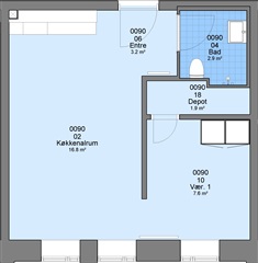 Photo 1. Room, Havnegade, Esbjerg 