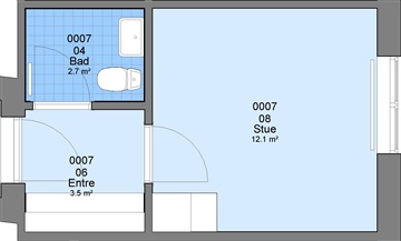 Billede 1. Værelse, Skolegade, Esbjerg 
