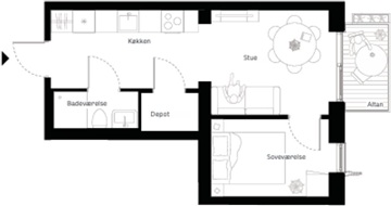Photo 12. Apartment, Skolebakken, Hedehusene 