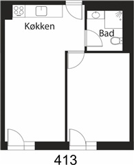 Billede 9. Lejlighed, Svanevej, København NV 