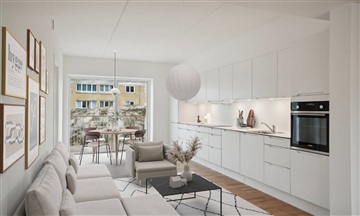 Billede 1. Lejlighed, Vestfløjen, Brønshøj 