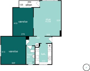 Photo 11. Apartment, Engelsborgvej, Kongens Lyngby 
