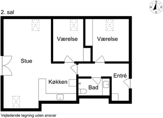 Billede 12. Lejlighed, Rørdams Have, Kongens Lyngby 