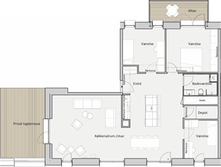 Billede 5. Lejlighed, Windfeld-Hansens Gd, Vejle 