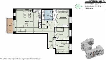 Photo 9. Apartment, Hannemanns Allé, København S 