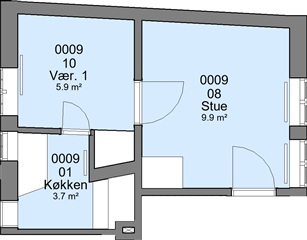 Photo 1. Apartment, Rosenstræde, Viborg 