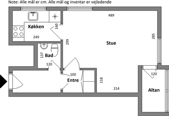 Photo 1. Apartment, Østre Alle, Skjern 