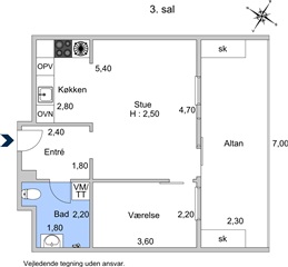 Photo 13. Apartment, Ordrupvej, Charlottenlund 