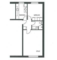 Photo 1. Apartment, Asagården, Holstebro 