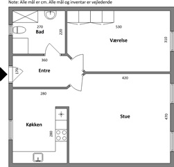 Photo 1. Apartment, Skomagertorvet, Nibe 