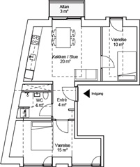 Photo 11. Apartment, Stenpassagen, Aarhus C 