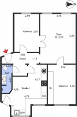 Photo 3. Apartment, Sønderborggade, København Ø 