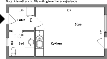 Billede 1. Lejlighed, Munkgårdkvarteret, Herning 