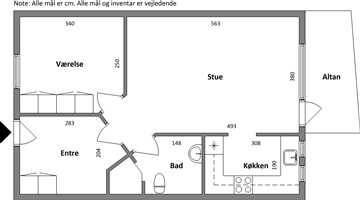 Billede 1. Lejlighed, Smedegade, Herning 
