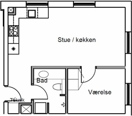 Photo 3. Apartment, Algade, Vordingborg 