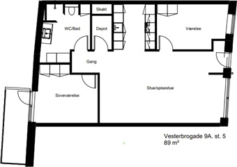 Photo 9. Apartment, Vesterbrogade, Viborg 