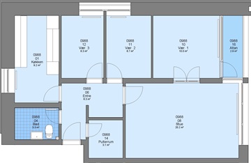 Photo 1. Apartment, Præstebakken, Esbjerg 
