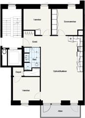 Billede 19. Lejlighed, Else Alfelts Vej, København S 