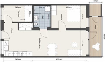 Photo 8. Apartment, Rønnebærvænget, Holbæk 