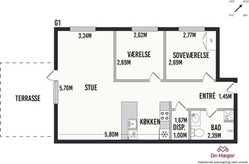 Photo 14. Apartment, Nerudas Alle, Aalborg Øst 