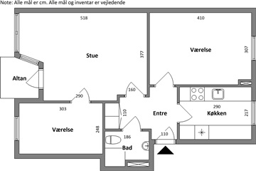 Photo 1. Apartment, Jyllandsgade, Randers C 