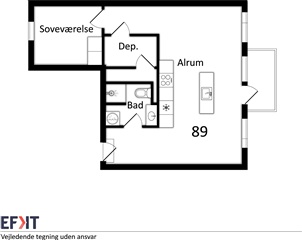 Photo 8. Apartment, Jens Kofoeds Gade, Taastrup 