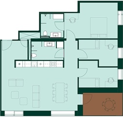 Photo 8. Apartment, Viften, Greve 