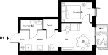 Photo 12. Apartment, Skærvestræde, Hedehusene 