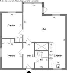 Billede 1. Lejlighed, Teglvænget, Brovst 