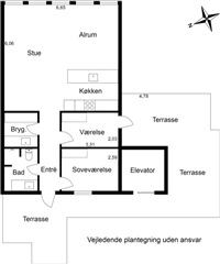 Billede 17. Lejlighed, Tiendeladen, Aalborg 